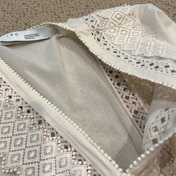 IRO FIGONS EMBROIDERED MINI DRESS size 34 - Picture 16 of 16